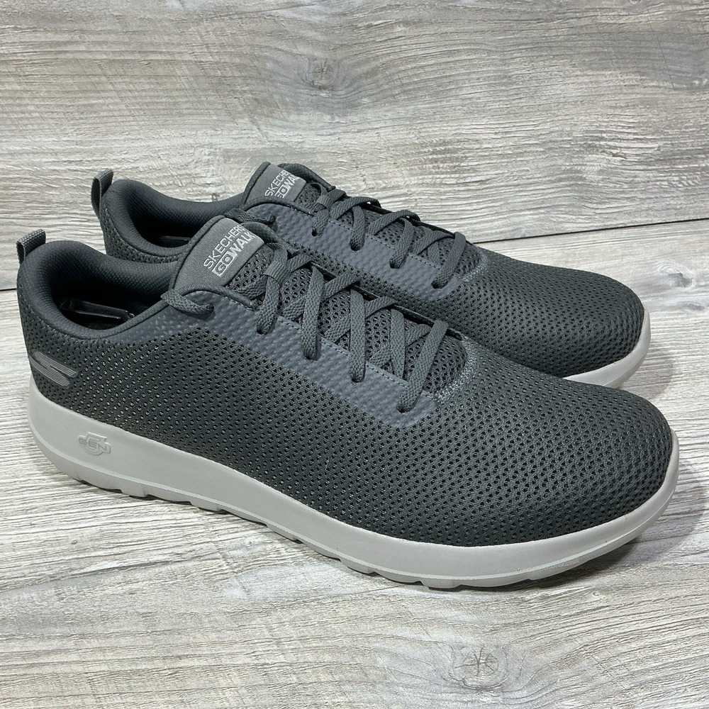 Skechers Goga Max 54601 Men's Size 15 Lightweight Charcoal Casual Walking Shoes